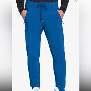 EUC, Men’s Cherokee Infinity Royal Blue Tapered Leg Jogger Scrub Pants Size M